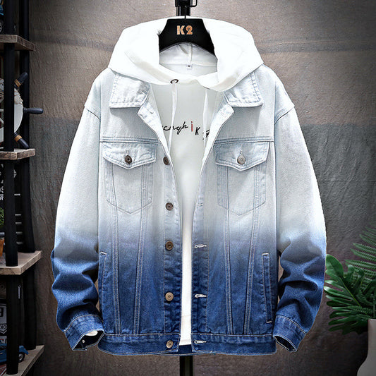 Men's Denim Jacket Loose Jacket Student Clothes Men