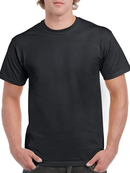 black t-shirt