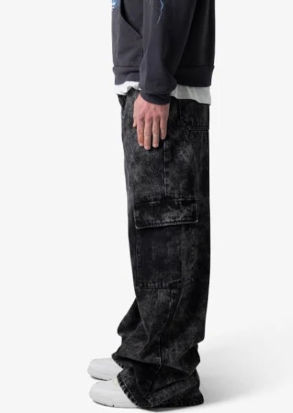 mnml Men's Void Baggy Cargo Denim