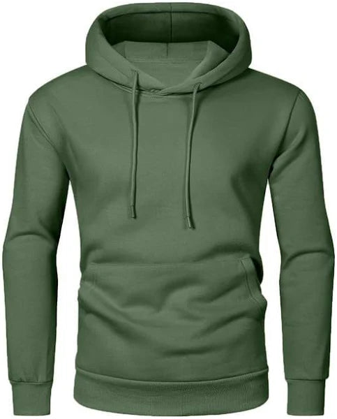 JMIERR Mens 2024 Casual Cotton Hooded Collar Drawstring Hoodies Pullover Sweatshirts Casual Long Sleeve Shirts